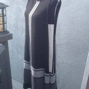 BCBG Maxazara knit caped dress